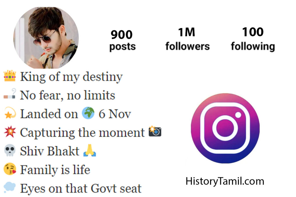 Instagram bio for boys simple