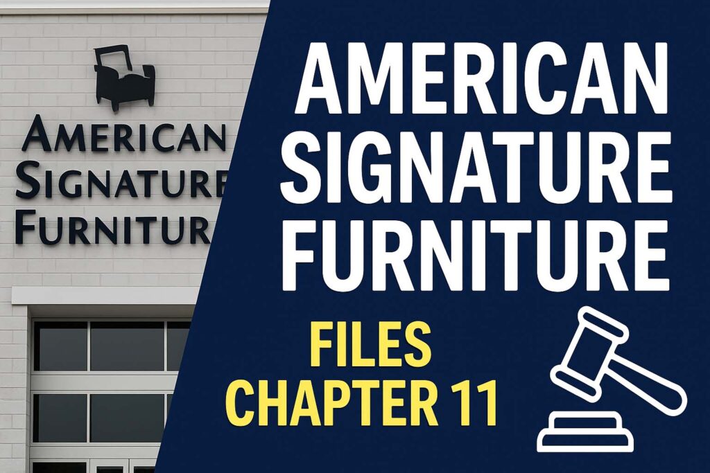 American Signature Furniture Files Chapter 11