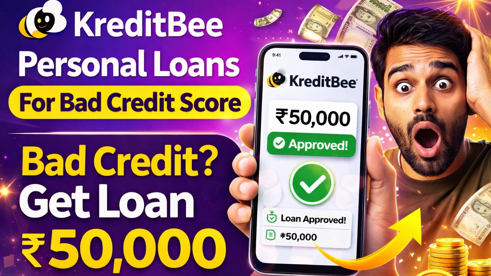 Kredit bee Personal Loans For Bad Credit Score